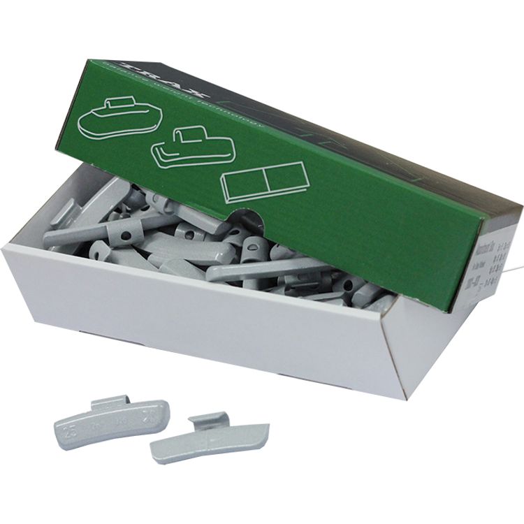 Tootefoto - Veljetasakaalud 100X15G. Tsink. Valuv. Plastik (Trax) Karp. 100Tk