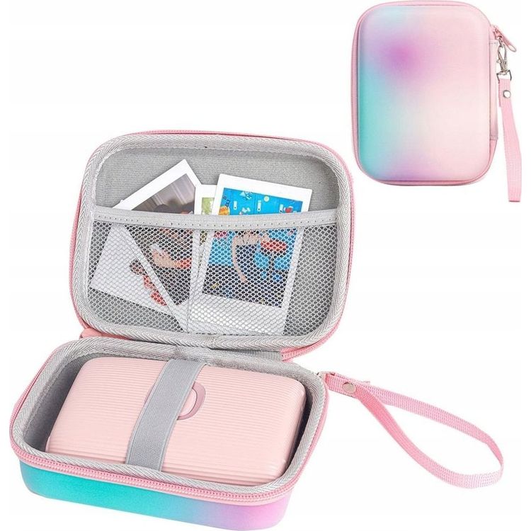 Tootefoto - LoveInstant Cover Case Cover Case Fuji Fujifilm Instax Mini Evo / LiPlay / Square SQ Link / Link 2 SE / Multicolor Ombre jaoks