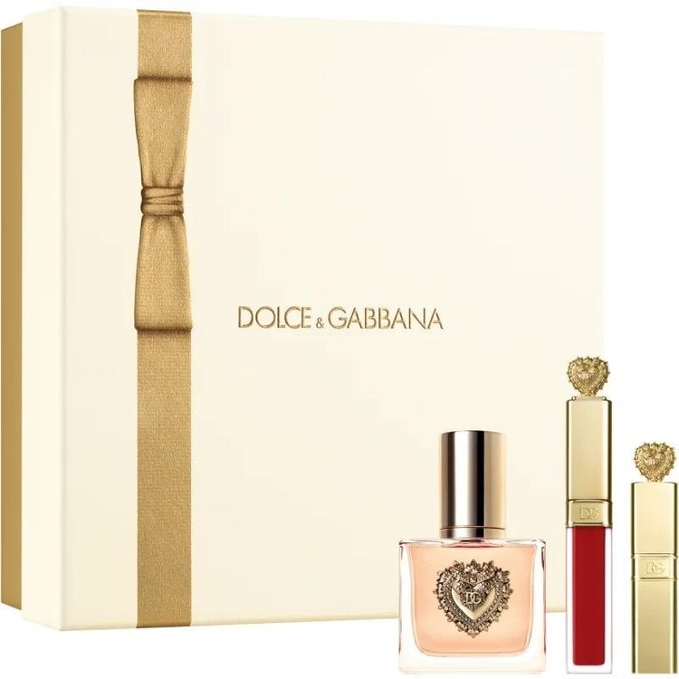 Tootefoto - SET DOLCE&GABBANA Devotion EDP sprei 30 ml + Everfull XL ripsmetu 4 ml + huulepulk 5 ml