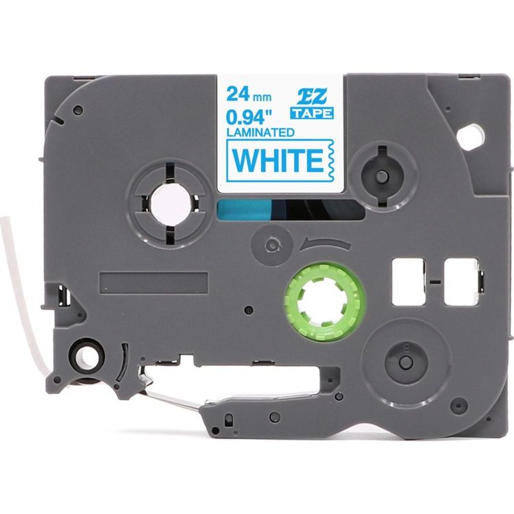 Tootefoto - Printer Zone Brother TZe-253 lint valge/sinine tr kk 24mm x 8m asendus