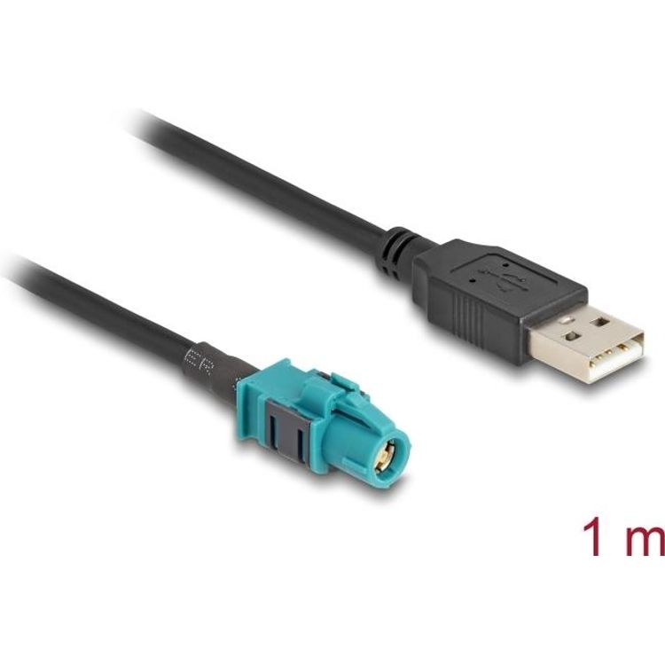 Tootefoto - Delock - Datenkabel - HSD Z weiblich zu USB m nnlich - 1 m (90534)