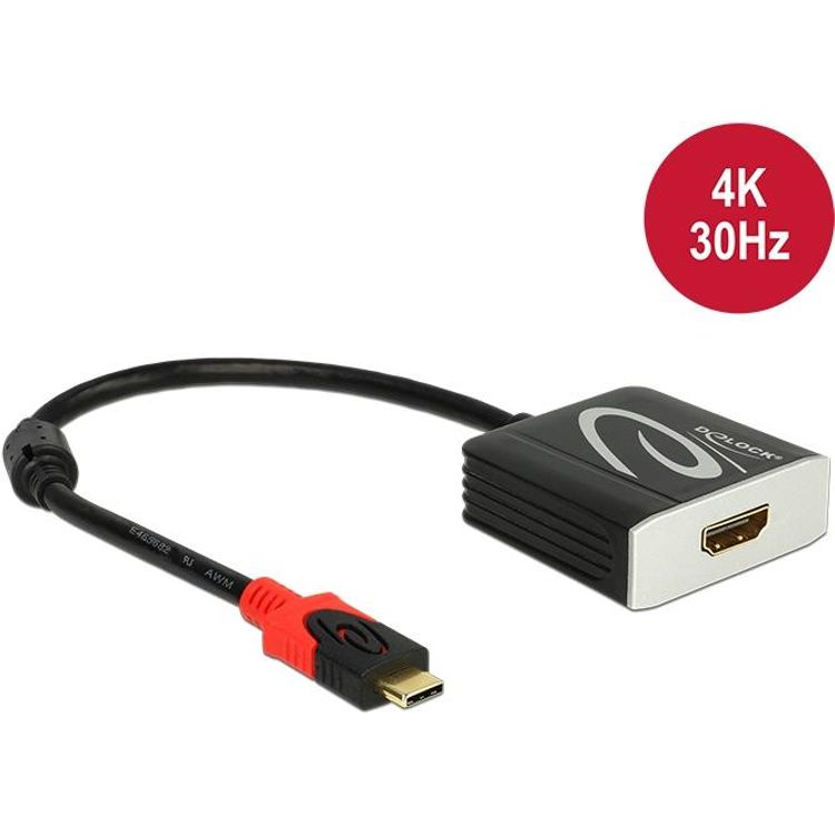 Tootefoto - DeLOCK 62999 USB-graafikaadapter 3840 x 2160 pikslit Must
