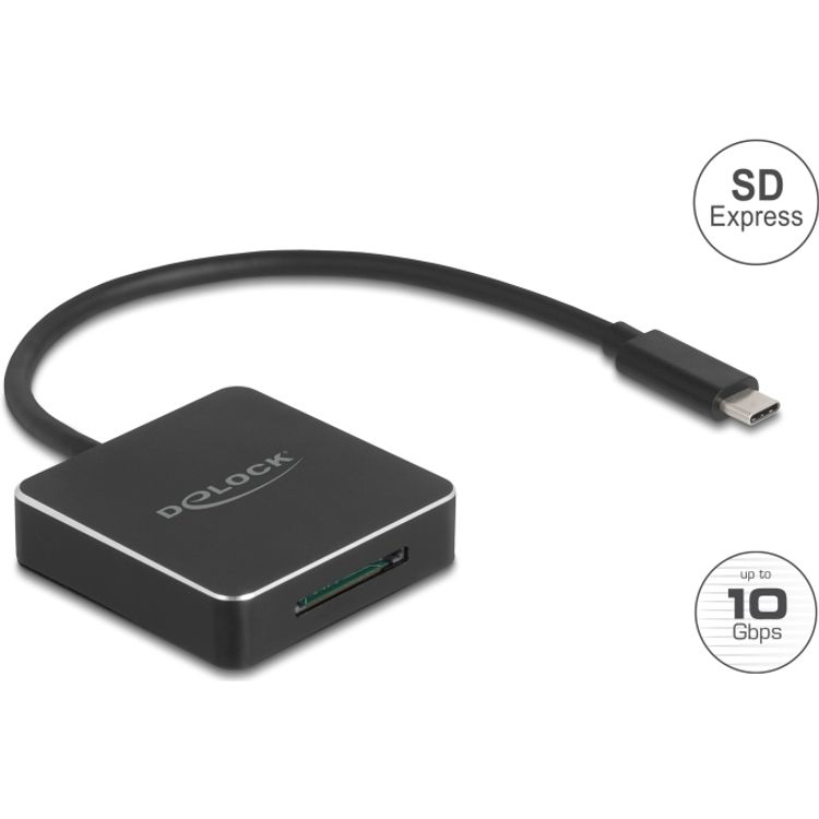 Tootefoto - Delock USB-C Card f r SD Express 7.1 Speicherkarte - Card-Reader - SD Express (91019)