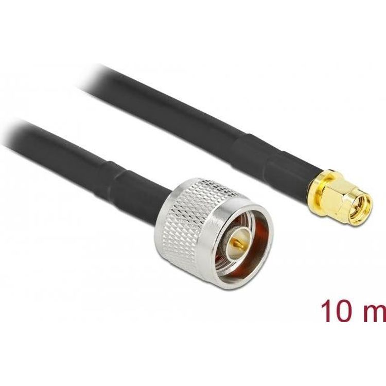 Tootefoto - DeLOCK 90449 koaksiaalkaabel LMR300 10 m SMA Must