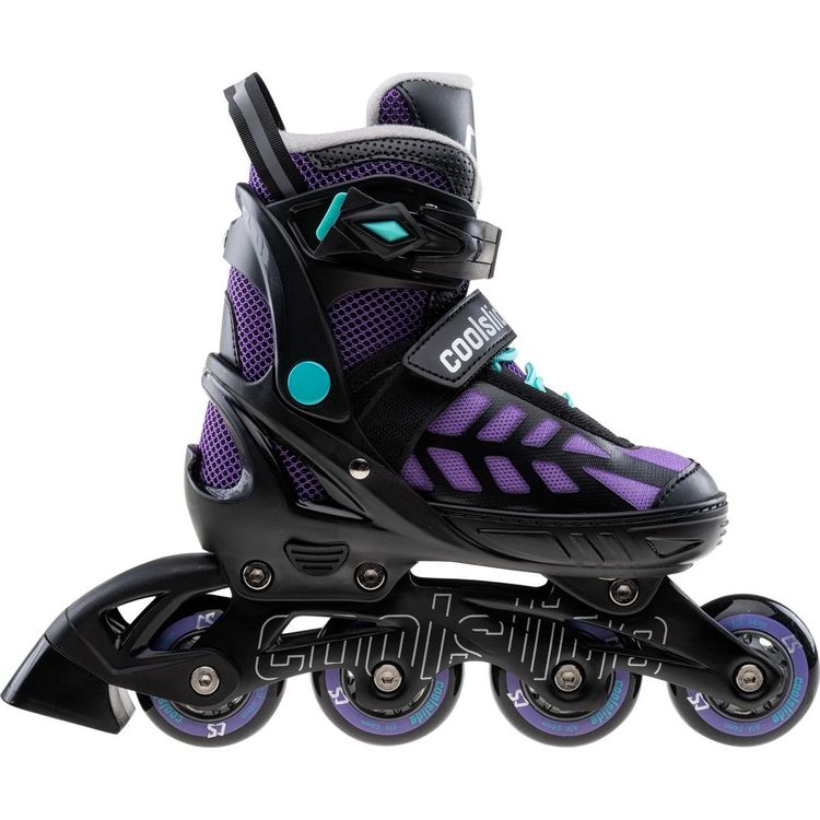 Tootefoto - CoolSlide Wonton YG vabaaja reguleeritavad mustad uisud suurus 40-43