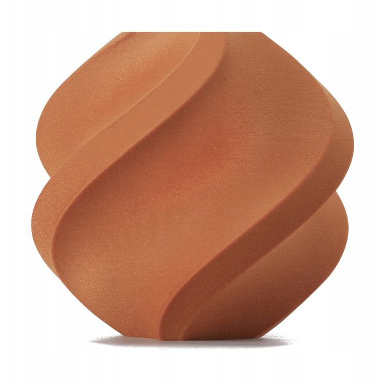 Tootefoto - Filament Bambu Lab Pla puit 1,75 mm 1kg - koos korduvkasutatava pooliga - savipruun}