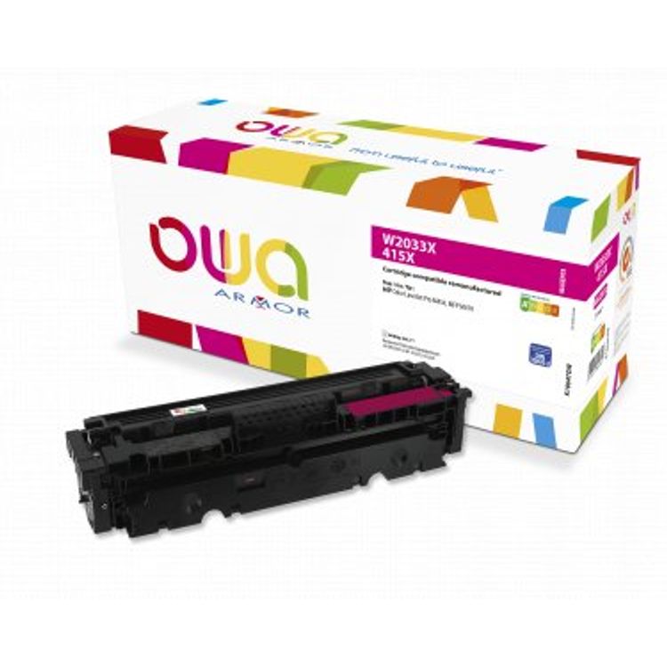Tootefoto - Armor OWA Toner kompatibel zu HP W2033X magenta 6.000 S. - Wiederaufbereitet - Wiederaufbereitet - Kompatibel (K18975OW)