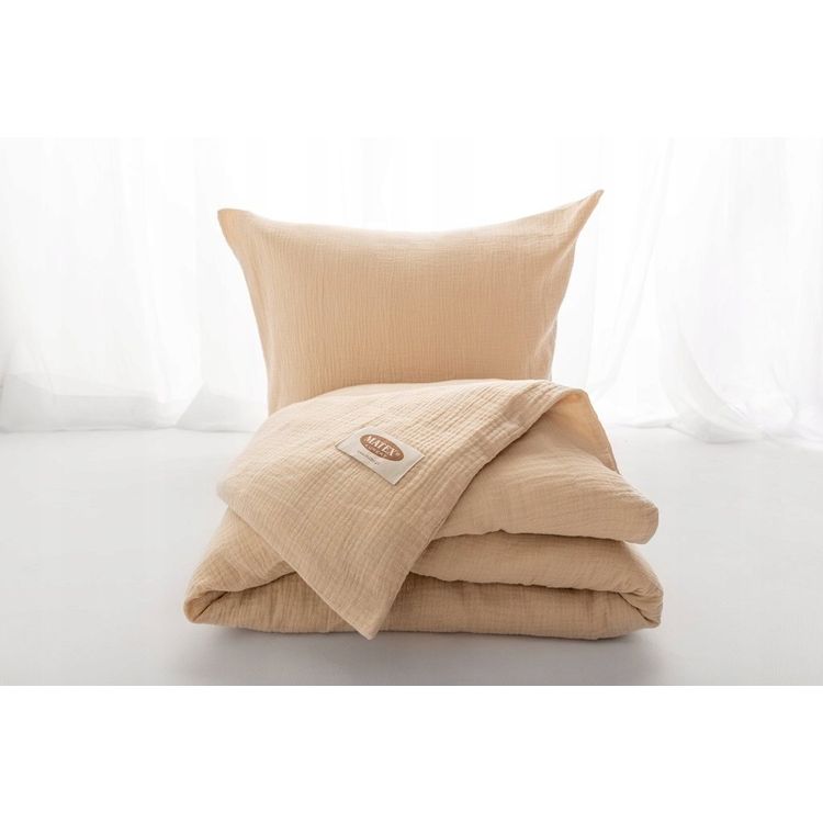 Tootefoto - Musliin puuvilla voodipesu (140x200-1,70x80-1)