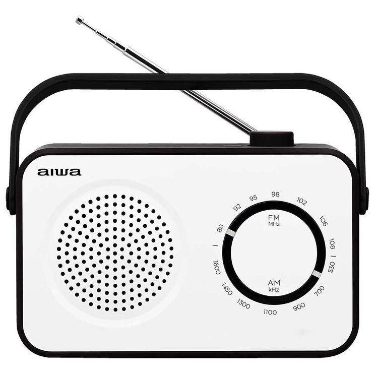 Tootefoto - Aiwa R-190BW raadio Kaasaskantav Analoog Must, Valge