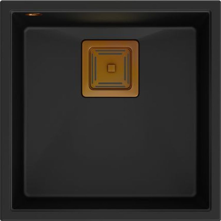 Tootefoto - Quadron David 40 Graniteq Puhas s sinik/kuld elemendid valamu