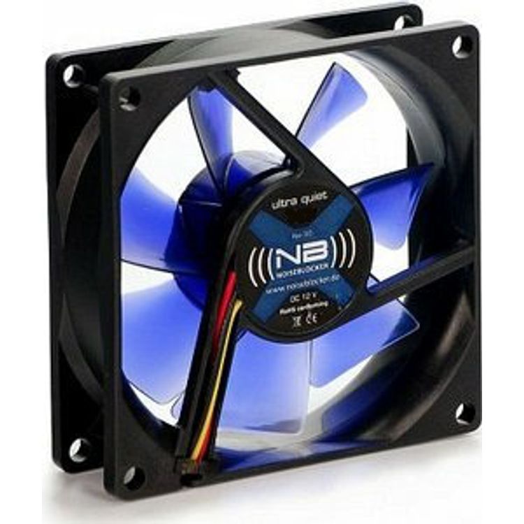 Tootefoto - Noiseblocker BlackSilentFan XR2 Arvuti korpus Ventilaator 6 cm Must