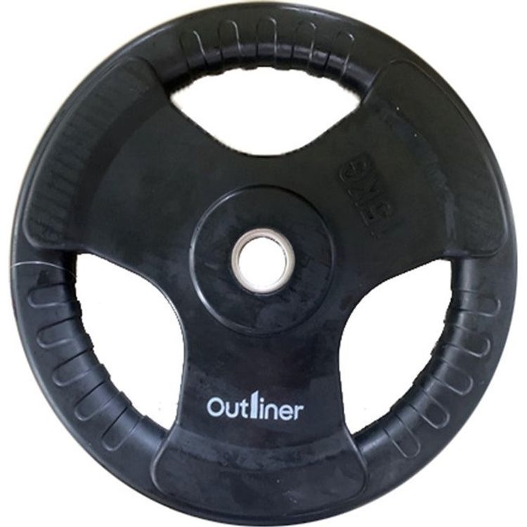 Tootefoto - RUBBER PLATE WITH HANDLE CUT 15KG