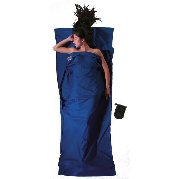 Tootefoto - Cocoon TravelSheet Ristk likukujuline magamiskott Puuvill Sinine