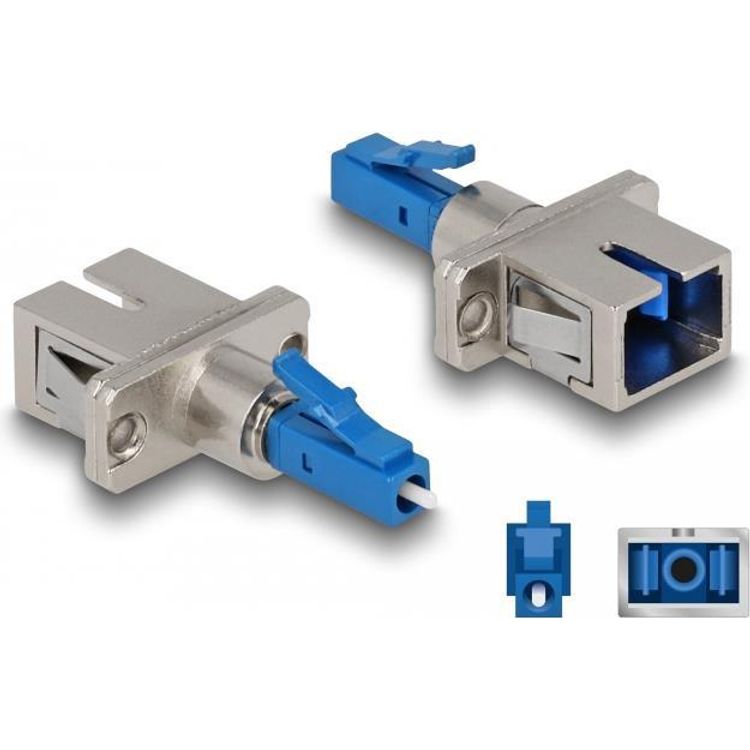 Tootefoto - DeLOCK 87944 kiudoptiline adapter LC/SC 1 tk Sinine