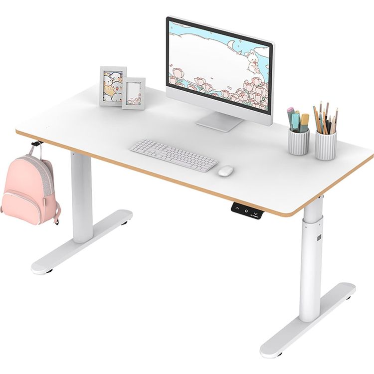 Tootefoto - Ultradesk Laste laud, elektriliselt reguleeritav, 120X60 cm, 55-81 cm, PULSAR, valge, ULTRADESK