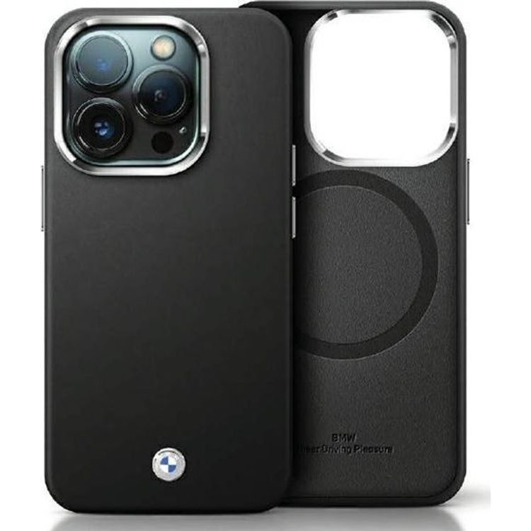 Tootefoto - BMW mbris BMW BMHMP15L23PUFWK Apple iPhone 15 Pro Signature pakitud metallist MagSafe must/must