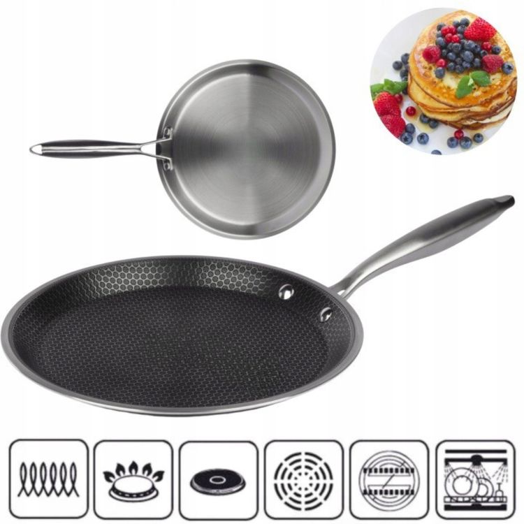 Tootefoto - Brunbeste pann Terasest pann pannkookidele induktsioongaas k rgstruktuuriga 24CM BRUNBESTE BB-5546