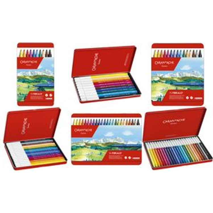 Tootefoto - Caran d-Ache 185.324 viltpliiats Keskmine Mitmev rviline 24 tk