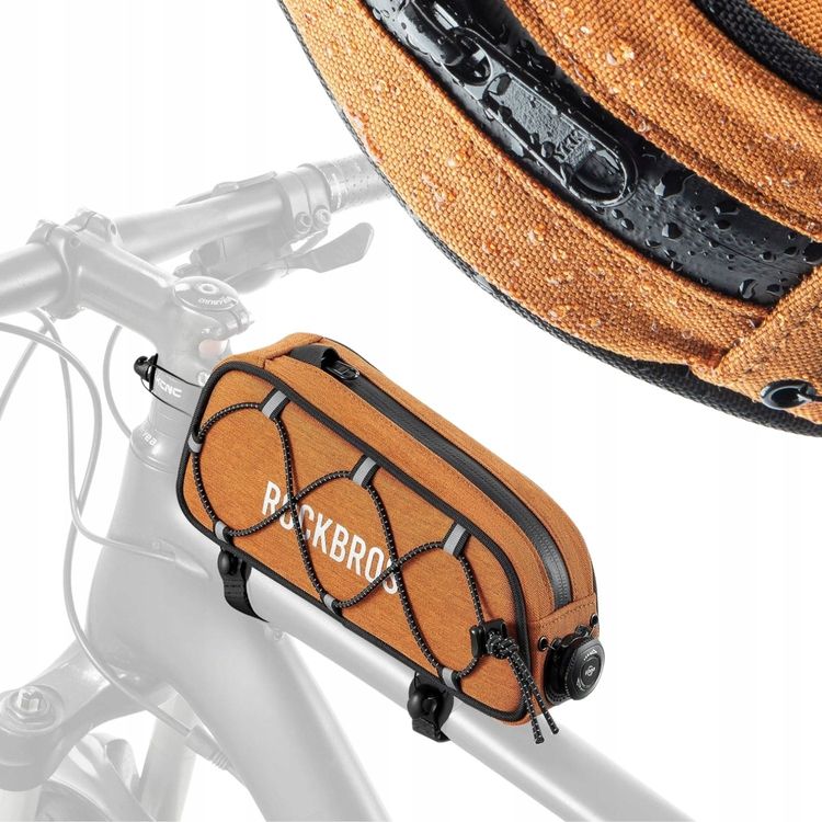 Tootefoto - Rockbros 30120045004 ROAD TO SKY jalgrattakott lemise raami toru jaoks, veekindel 0,7L - oran