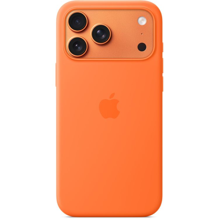 Tootefoto - Apple'i silikooni mbris Magsafe'ist kuni iPhone 17 Pro Max - Orange