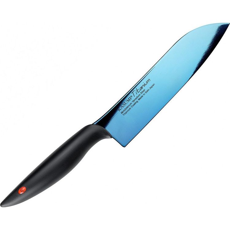 Tootefoto - N Santoku Titanium d . 18 cm, niebieski