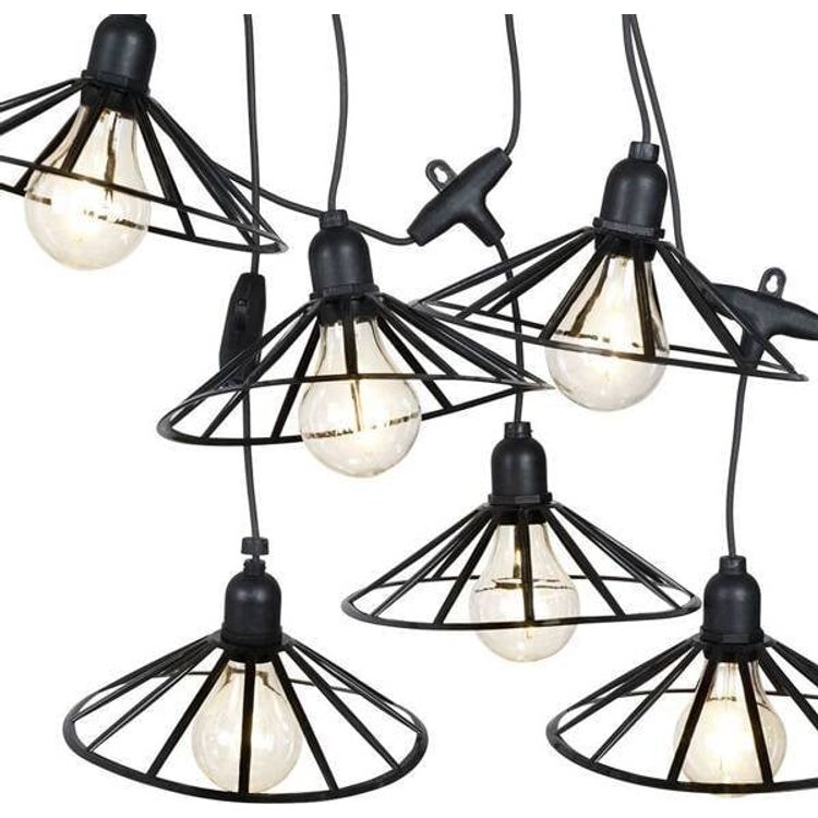 Tootefoto - Vilde j ulupuu tuled LED aed Garland 6 tk. 5,5 m