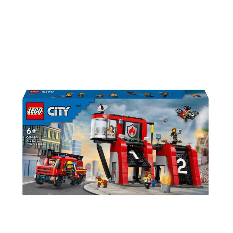 Tootefoto - LEGO City 60414 Fire Station with Fire Truck