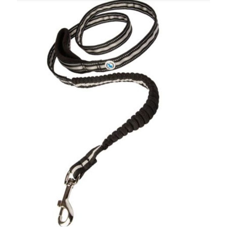 Tootefoto - All For Dogs Smycz elastyczna dla psa czarna