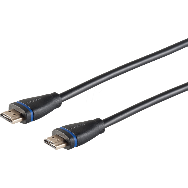 Tootefoto - shiverpeaks BS10-05065 HDMI-kaabel 7,5 m HDMI t p A (Standard) Must, Sinine