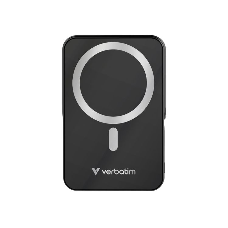 Tootefoto - Verbatim Charge n Go Power Bank with Stand Magnetic Wireless 10000m