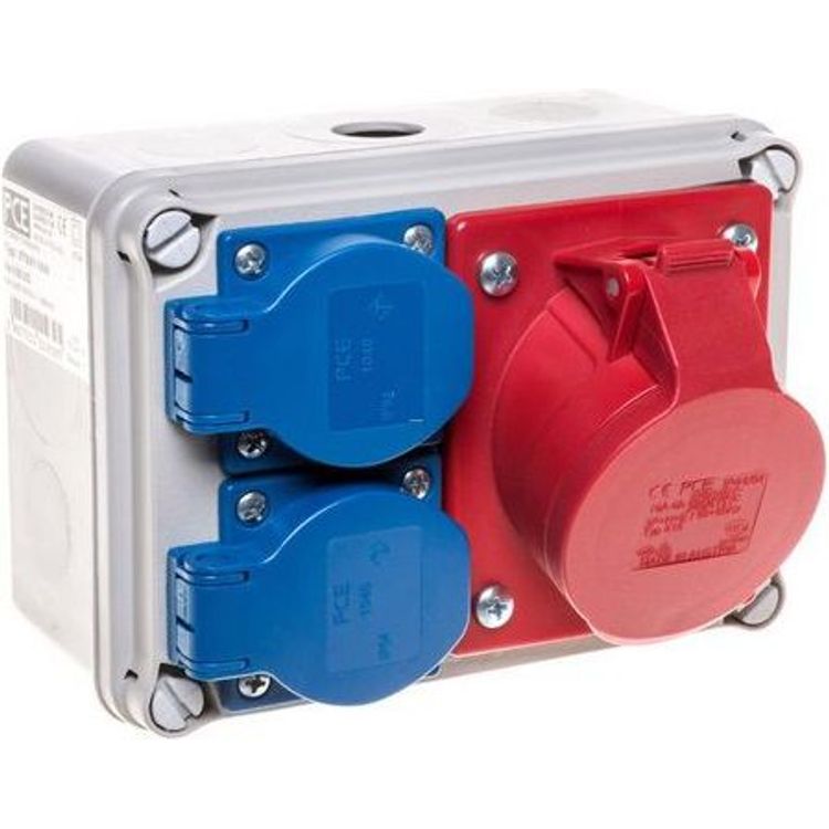 Tootefoto - PCE Set of sockets 16/5 2GS CIRCLE IP54 (9769116W)