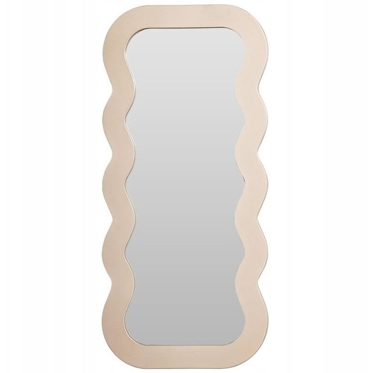 Tootefoto - Dekoratiivpeegel lainelises raamis, 37 x 80 cm