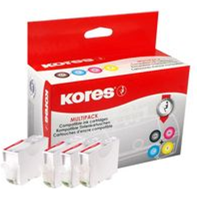 Tootefoto - Kores Multi-Pack Tinte G1565KIT ersetzt Canon PGI-2500XL ersetzt PGI-2500BKXL/PGI-2500CXL/PGI-2500MXL/PGI-2500YXL - 1 St ck (G1565KIT)