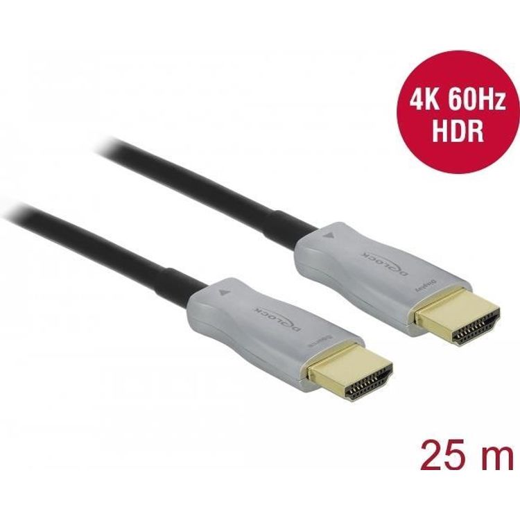 Tootefoto - DeLOCK 85016 HDMI-kaabel 25 m HDMI t p A (Standard) Must