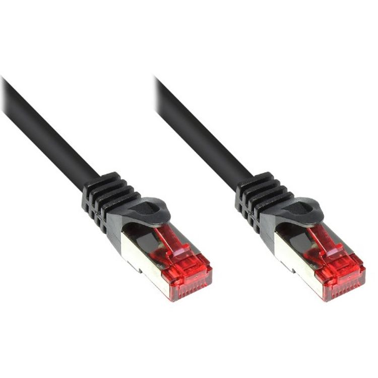 Tootefoto - Alcasa 20m, Cat. 6, S/FTP v rgukaabel Must Cat6 S/FTP (S-STP)