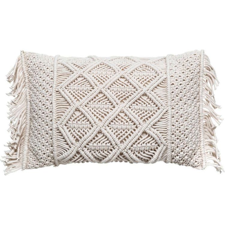 Tootefoto - Atmosphera narmastega dekoratiivne padi MACRAME, 30 x 50 cm, bee