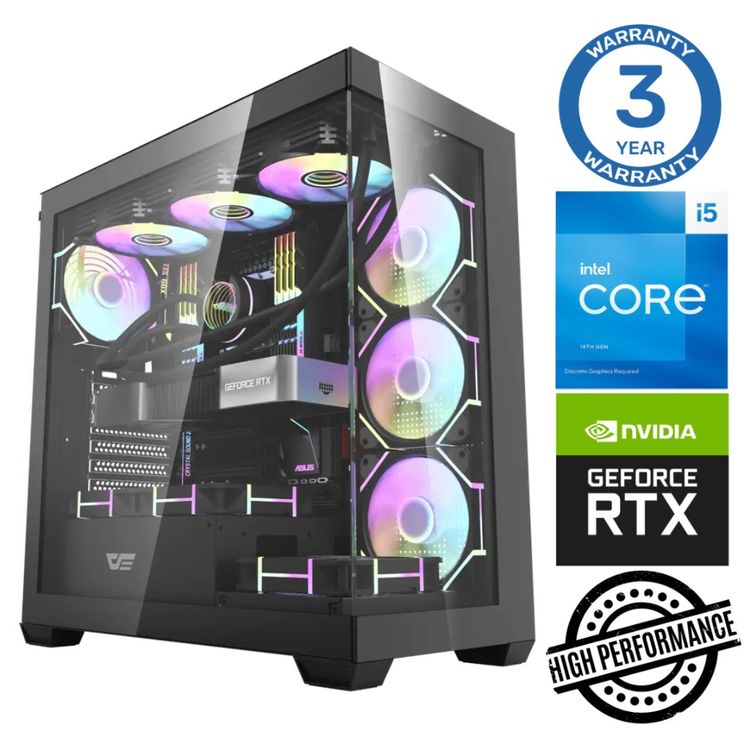 Tootefoto - INTOP i5-14400F 32GB DDR5 1TB SSD M.2 NVME+4TB RTX5060 8GB no-OS
