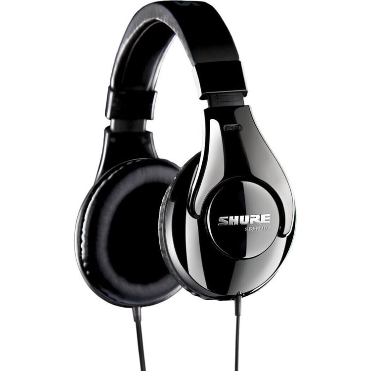 Tootefoto - Shure SRH240A-BK Black Hi-Fi Headphones (Like new)