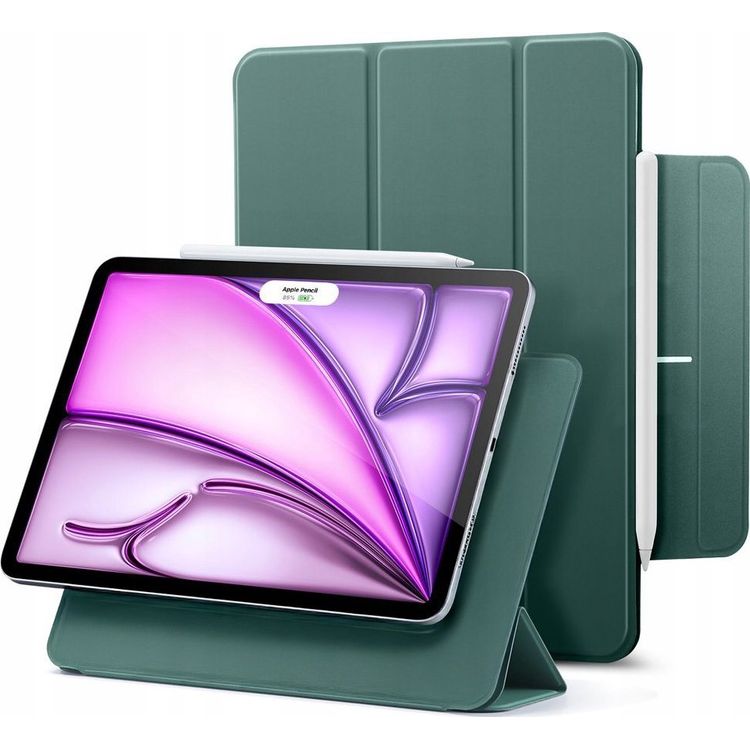 Tootefoto - ESR-i tagasil gi magnetiline iPad Pro 12,9 4/5/5/6/2020-2022/Air 13" 1/2/2024-2025 Forest Green
