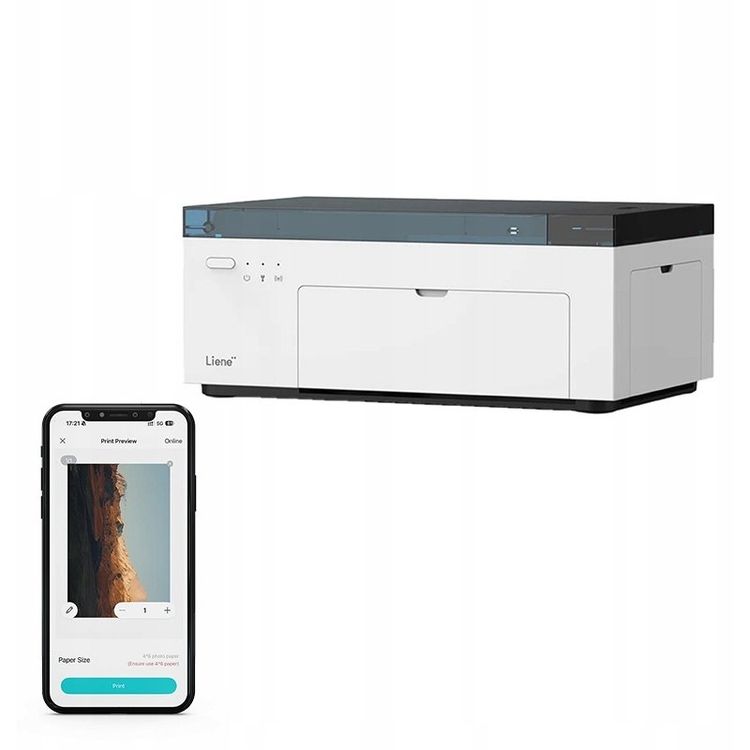 Tootefoto - Liene fotoprinter Liene Amber M100 4x6" kaasaskantav fotoprinter