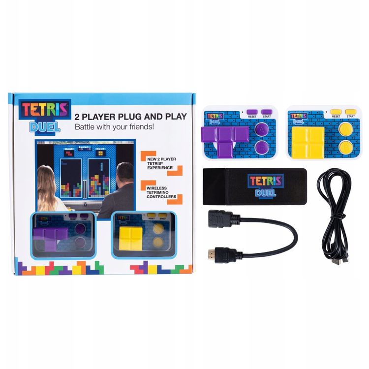 Tootefoto - Tetris Duel Console TV m ng Retro Arcade kahele m ngijale 2x Pad Plug & Play / 320142
