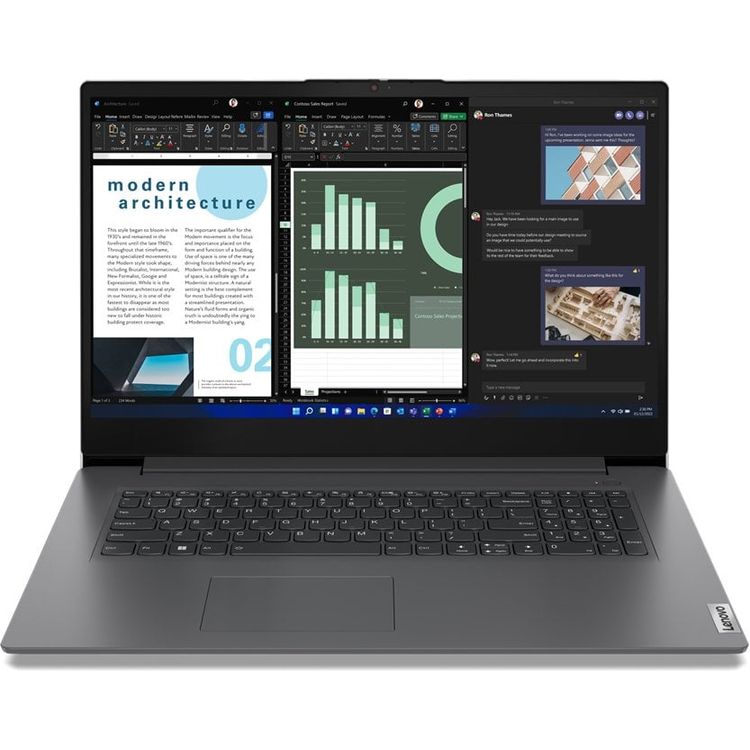 Tootefoto - Lenovo V17 G4 IRU Intel Core i5-13420H (E-cores up to 3.40 GHz 12 MB)17.3 1920 x 1080 Non-Touch Windows 11 Pro 64 16GB 512GB SSD M. 2 2242PCIe Gen4 QWERTY