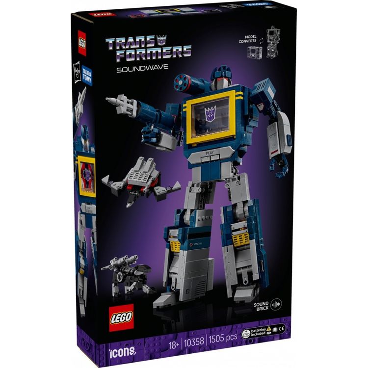 Tootefoto - Klocki Icons 10358 Transformers: Soundwave
