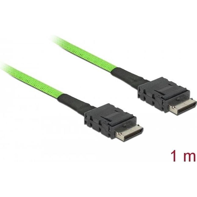 Tootefoto - DeLOCK 85214 Serial Attached SCSI (SAS)-Kabel 1 m Schwarz (85214)