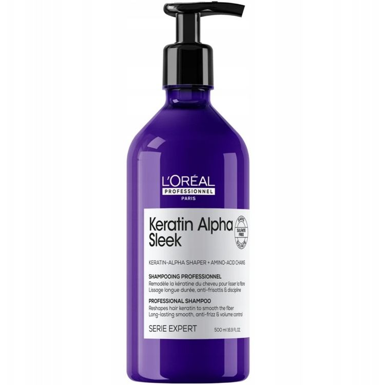 Tootefoto - L'Oreal Paris L'OREAL PROFESSIONNEL_Keratin Alpha Sleek siluv juukse ampoon 500 ml