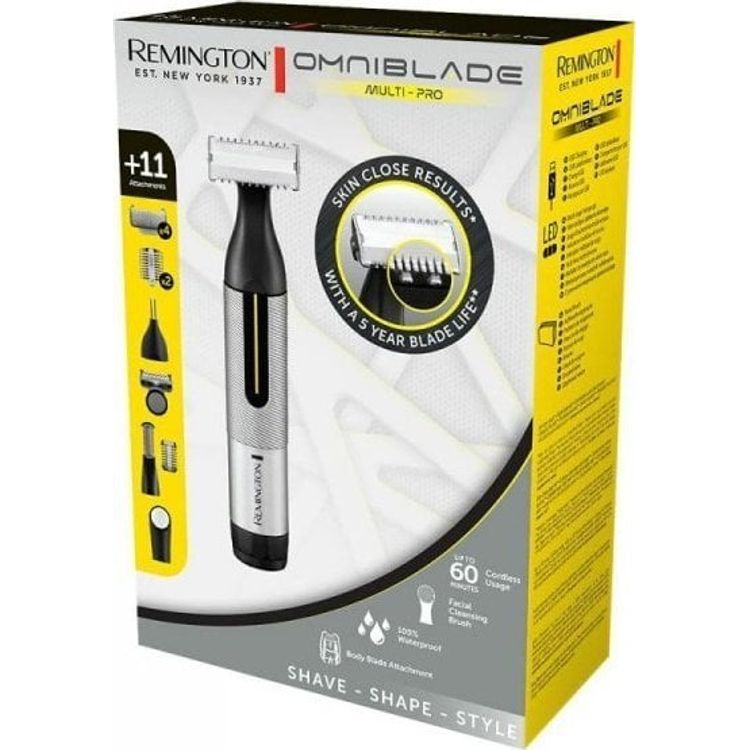 Tootefoto - Remington Beard Trimmer | HG5000 Omniblade Multi-Pro | Cordless | Number of length steps 10 | Black/Silver