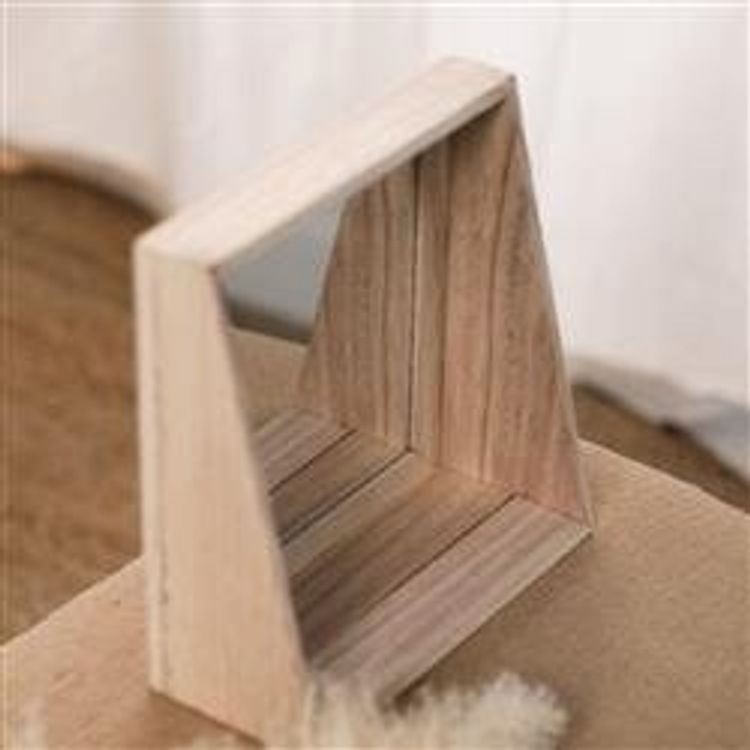 Tootefoto - T NA Puitraamiga kosmeetiline peegel, 32 x 26 cm