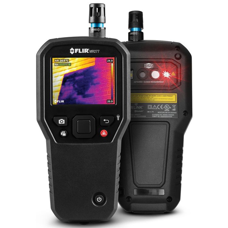 Tootefoto - FLIR MR277 h gromeeter ja ps hromeeter Hoonesisene Electronic psychrometer Must