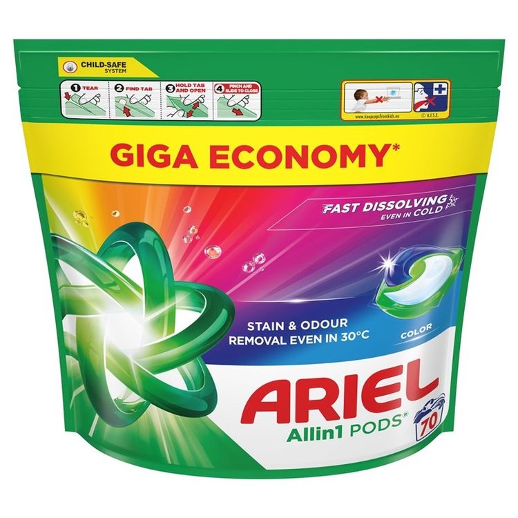 Tootefoto - ARIEL COLOR LAUNDRY CAPSULES 70PCS