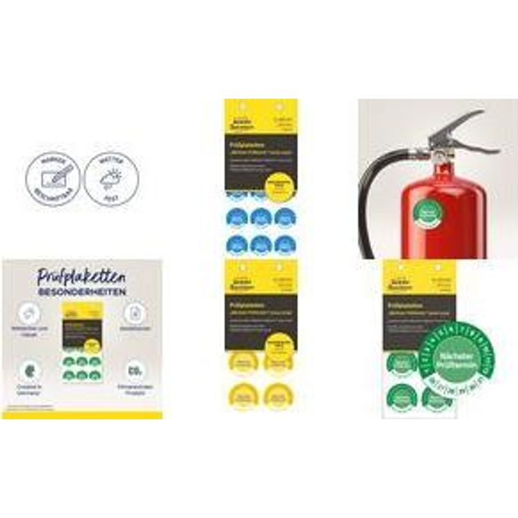 Tootefoto - AVERY Zweckform Pr fplaketten "N chster Pr ftermin", 2026-31 gr n, Durchmesser: 20 mm, aus manipulationssicherer, - 1 St ck (6989-2026)